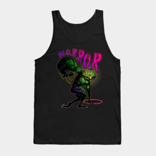 Horror Movie Creature Humanoid Undercover Discóbolo Tank Top